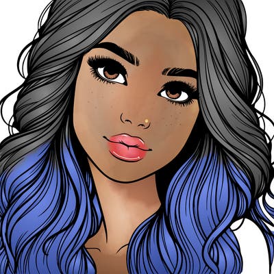 beautiful realistic girl