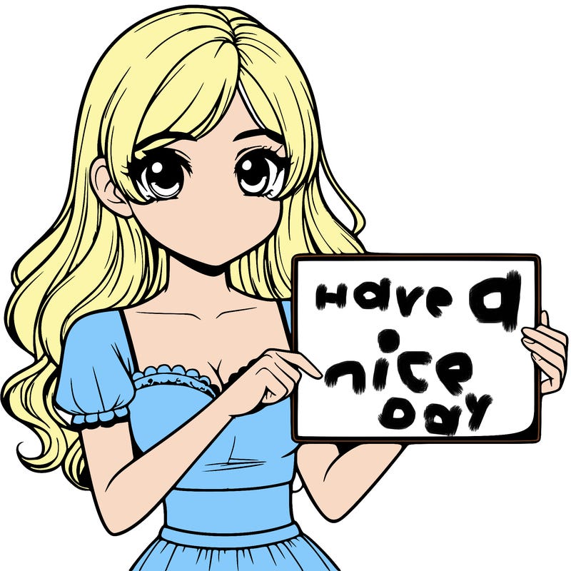 realistic pretty girl holding blank sign