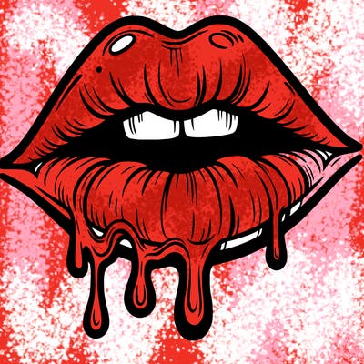 lips that look realistic and drip