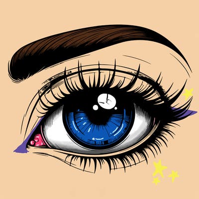 realistic eye