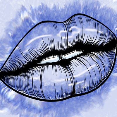 realistic lips