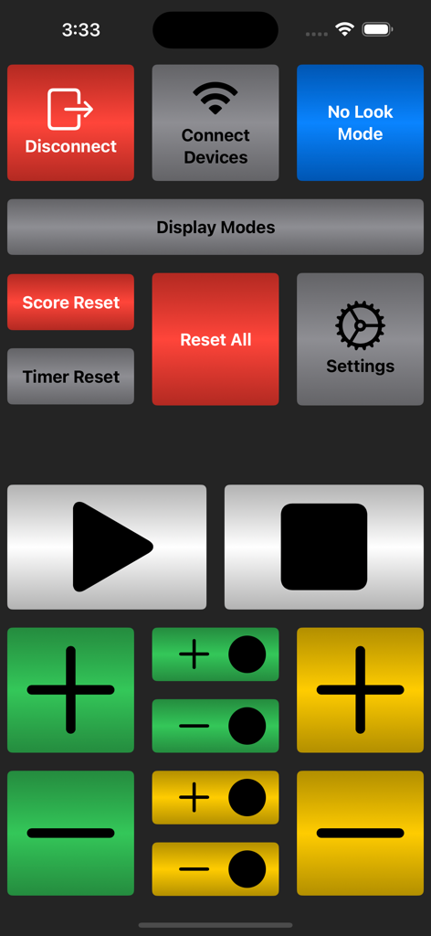 Coach's Edge - Coachs Edge app remote control interface for managing sports scores and timers