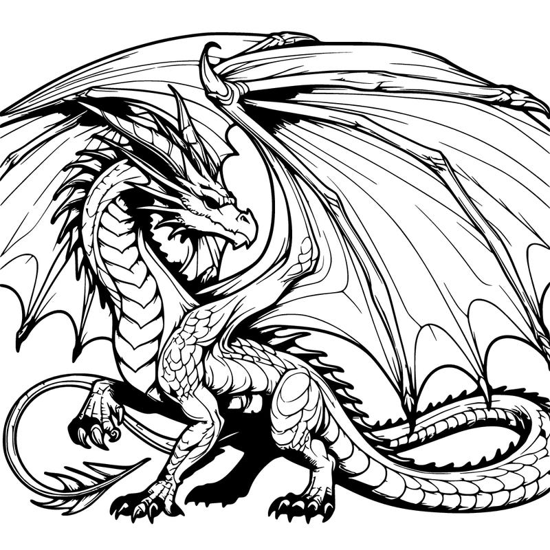realistic dragon fantasy
