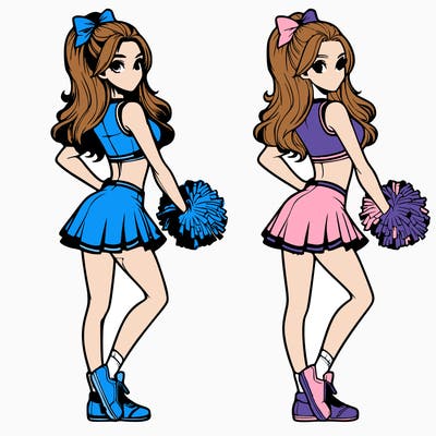 realistic cheerleader