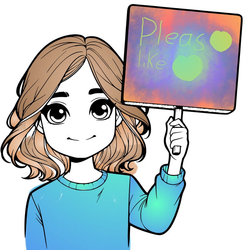 realistic girl holding up a sign