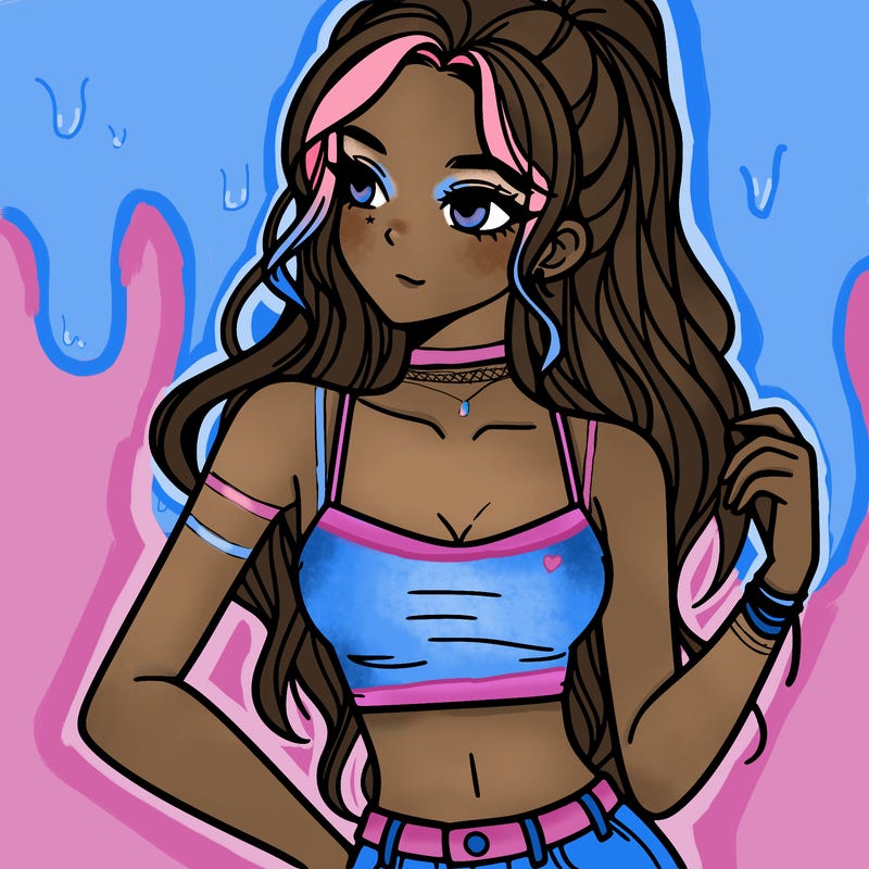 girl in crop top