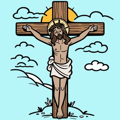 jesus on the cross
