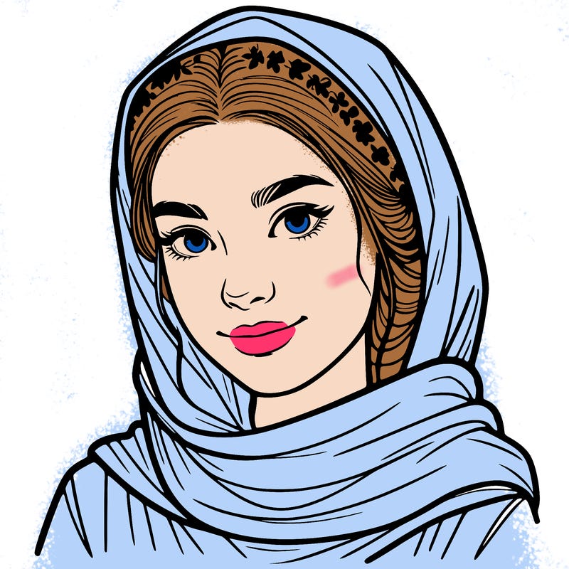 realistic adult girl