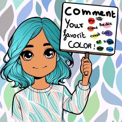 realistic girl holding up a sign