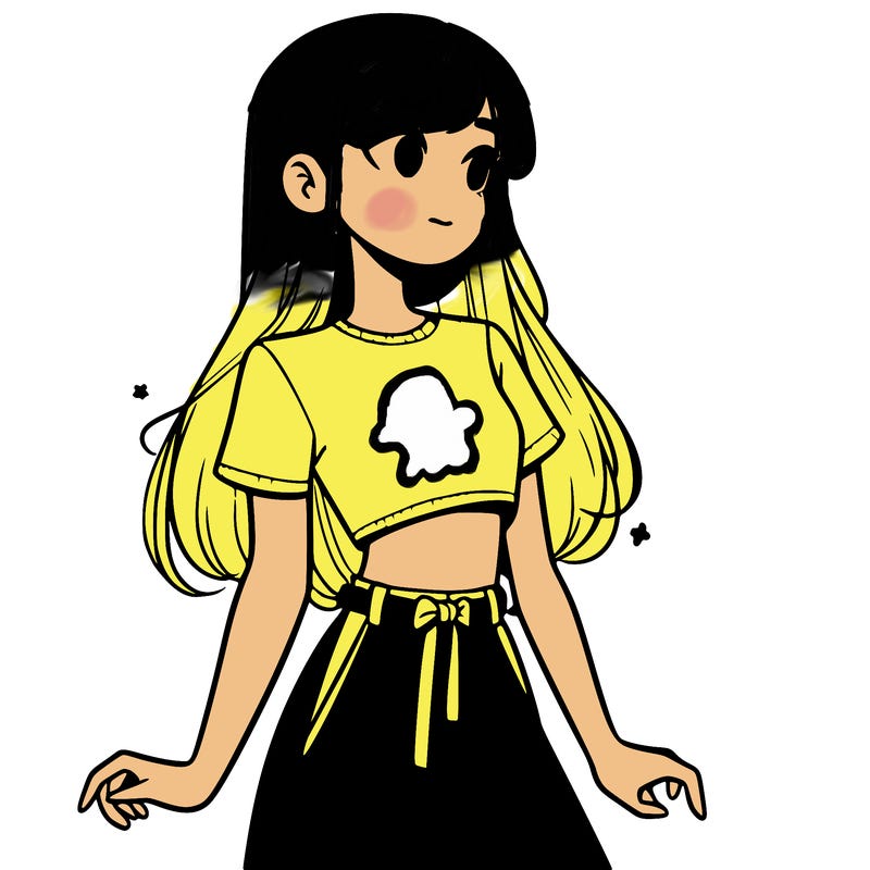 girl in a cute crop top