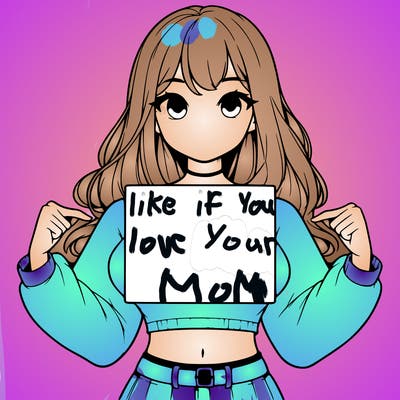 girl holding a blank sign in a long sleeve crop top