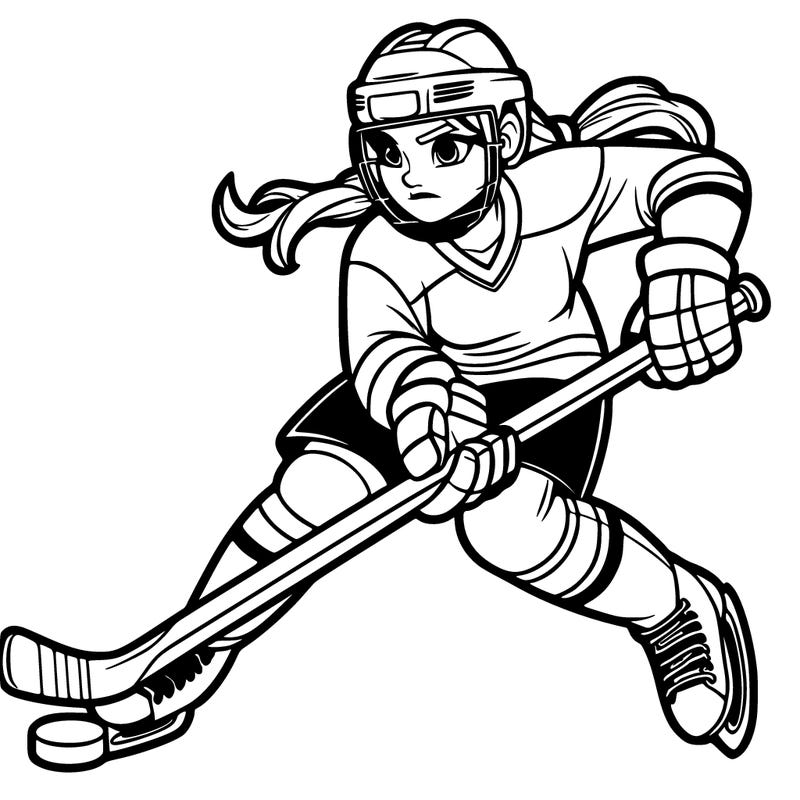 hockey player  female