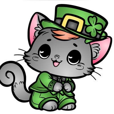 leprechaun kitty
