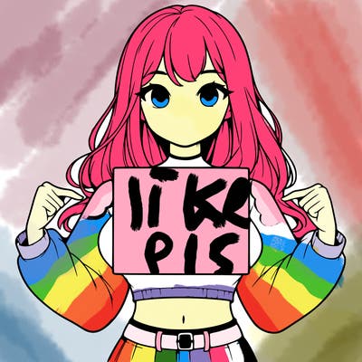 girl holding a blank sign in a long sleeve crop top