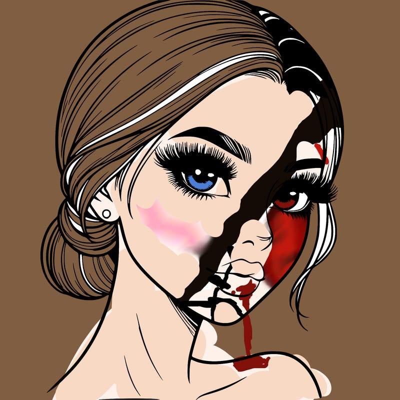 realistic girl with lashes