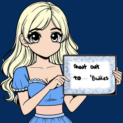 realistic pretty girl holding blank sign