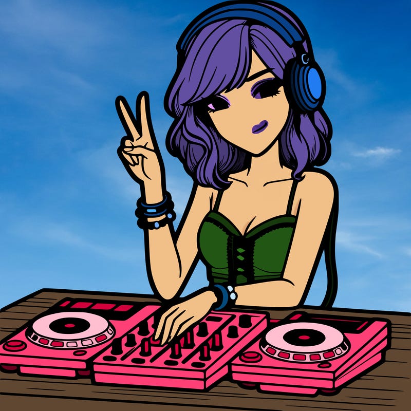 woman dj party
