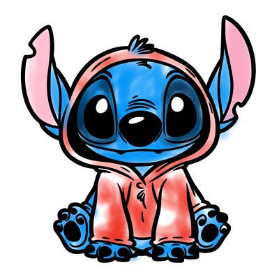 stitch in a dog costume