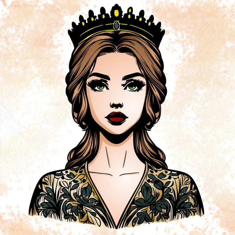 realistic beautiful queen