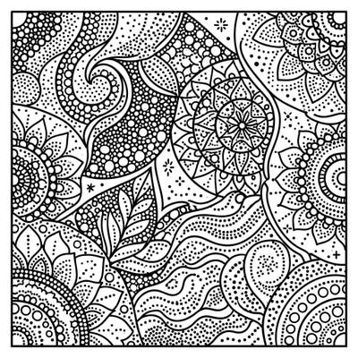 Immerse yourself in the calming beauty of our Dot Work Patterns coloring page, thoughtfully designed for seniors. These intricate yet clear designs offer a wonderful way to enhance focus and find tranquility through creative expression.