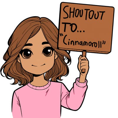 realistic girl holding up a sign