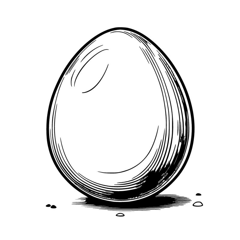 realistic egg