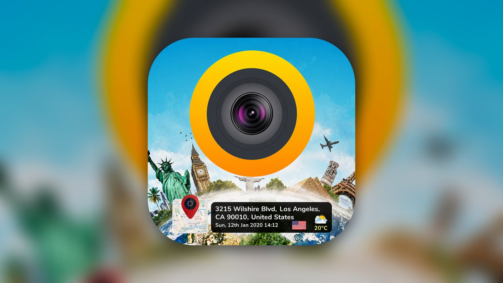GPS Map Camera + Timestamp Cam - Photo & Video App | MWM