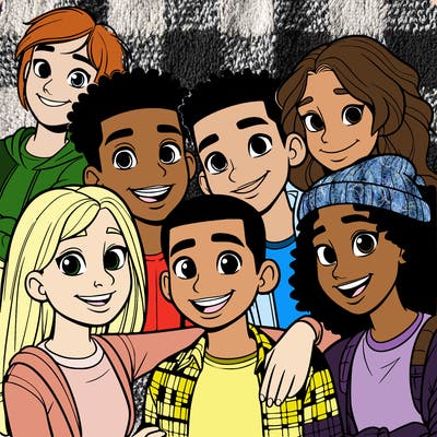 a mixed friend group