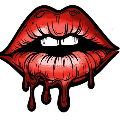 lips that look realistic and drip