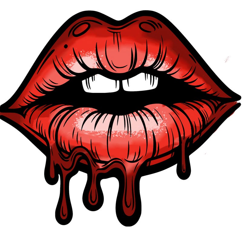 lips that look realistic and drip