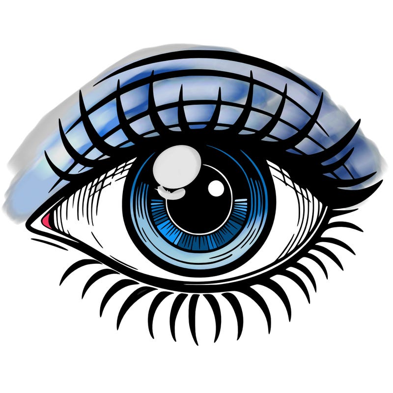 a eye