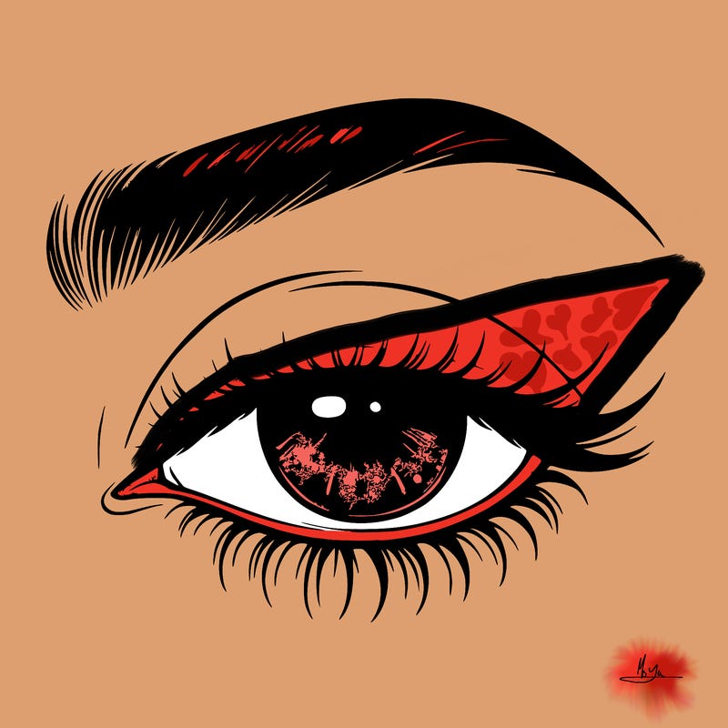 eye closed realistic