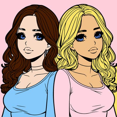 realistic twin sisters