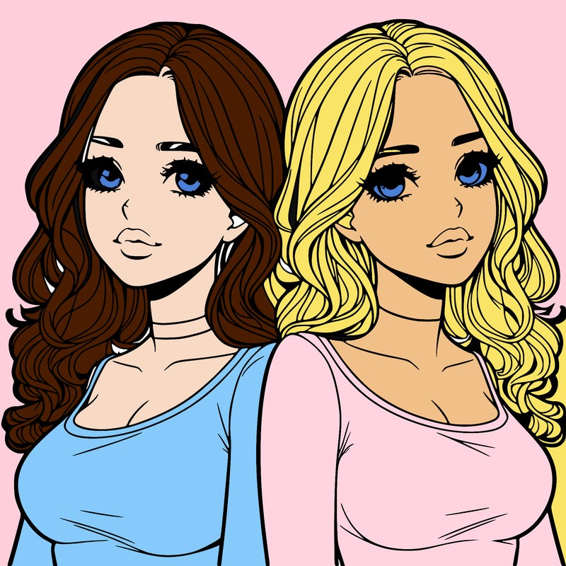 realistic twin sisters