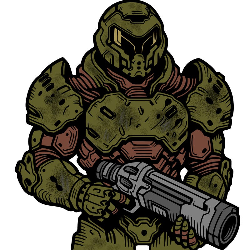doom slayer from doom eternal