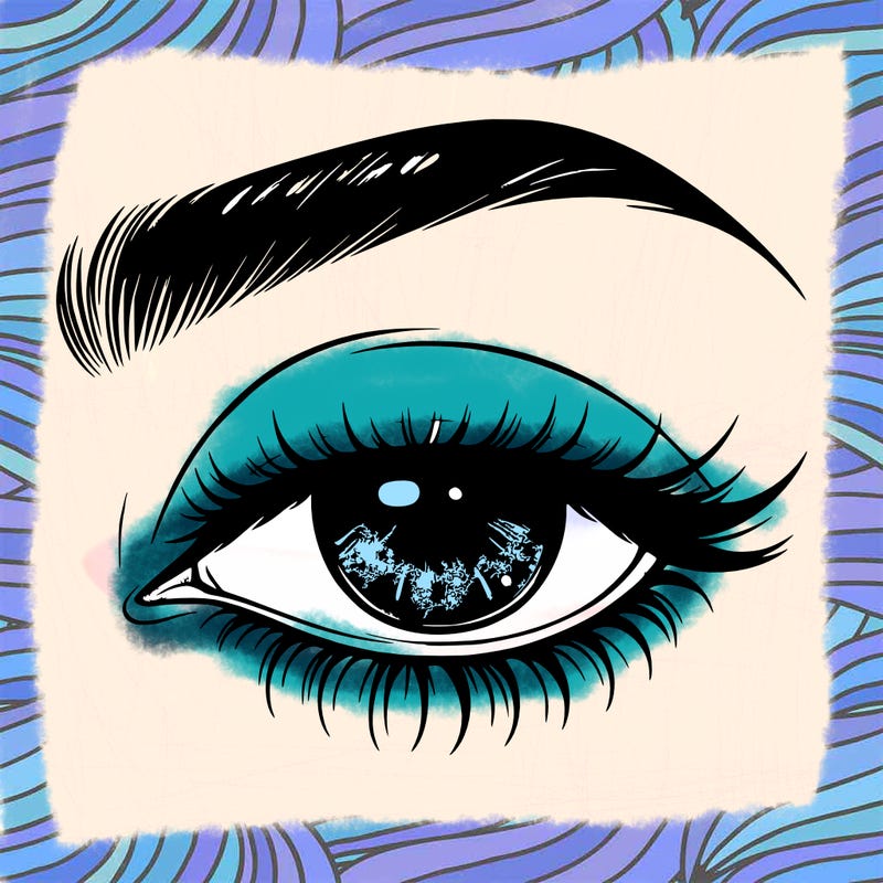 eye closed realistic