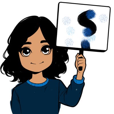 realistic girl holding up a sign