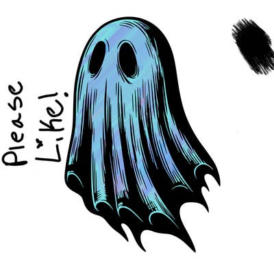 realistic creepy ghost