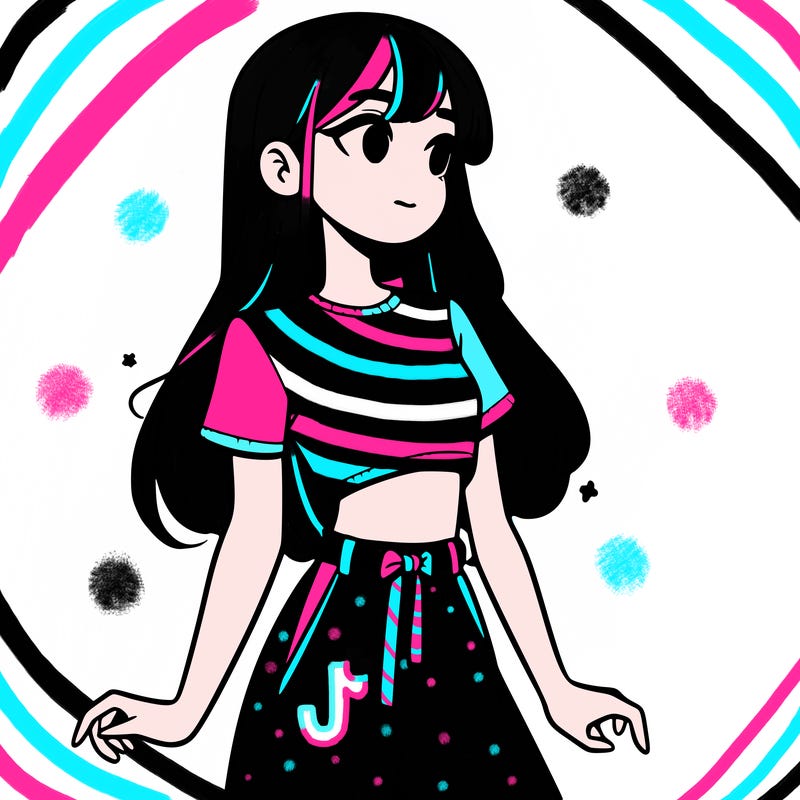 girl in a cute crop top