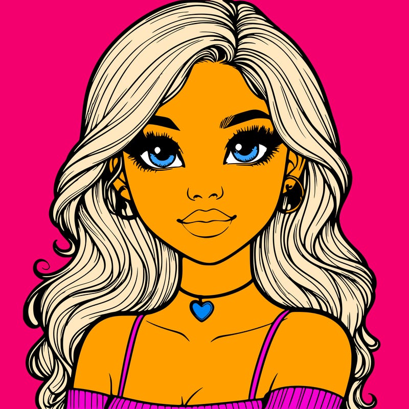 realistic pretty girl