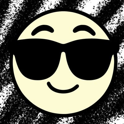 emoji with sunglasses