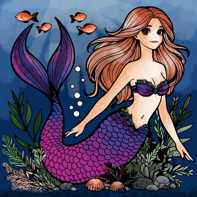 realistic mermaid