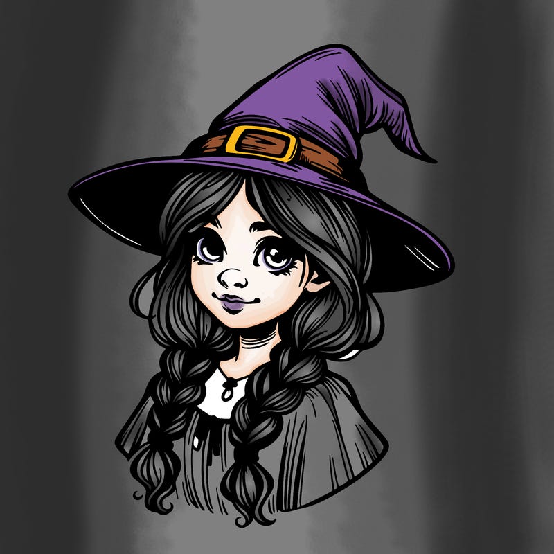 halloween realistic witch