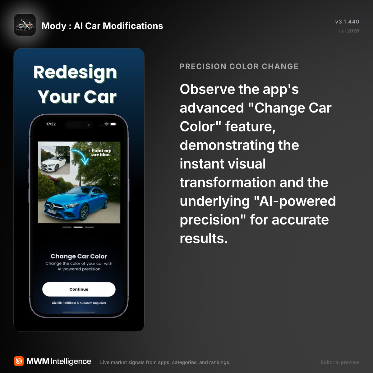 Mody : AI Car Modifications - Graphics & Design App | MWM
