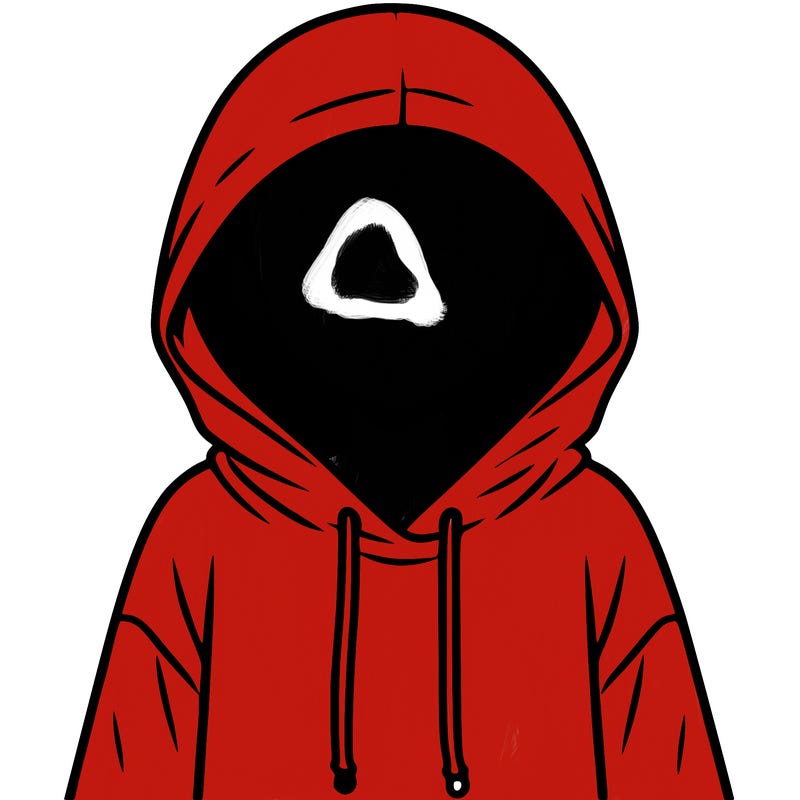faceless girl in hoodie