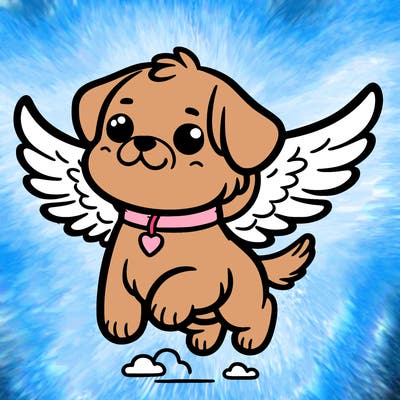dog with wings