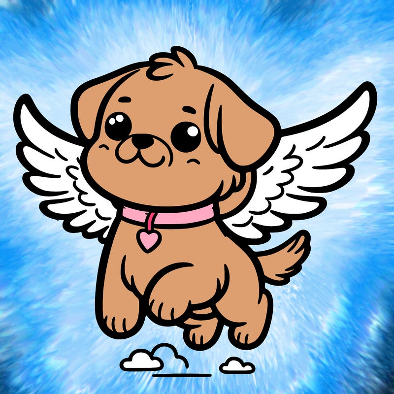 dog with wings