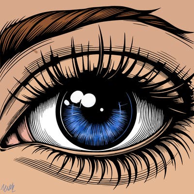 realistic eye
