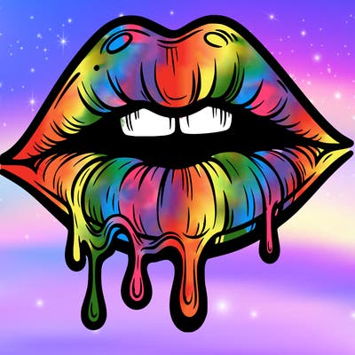 lips that look realistic and drip