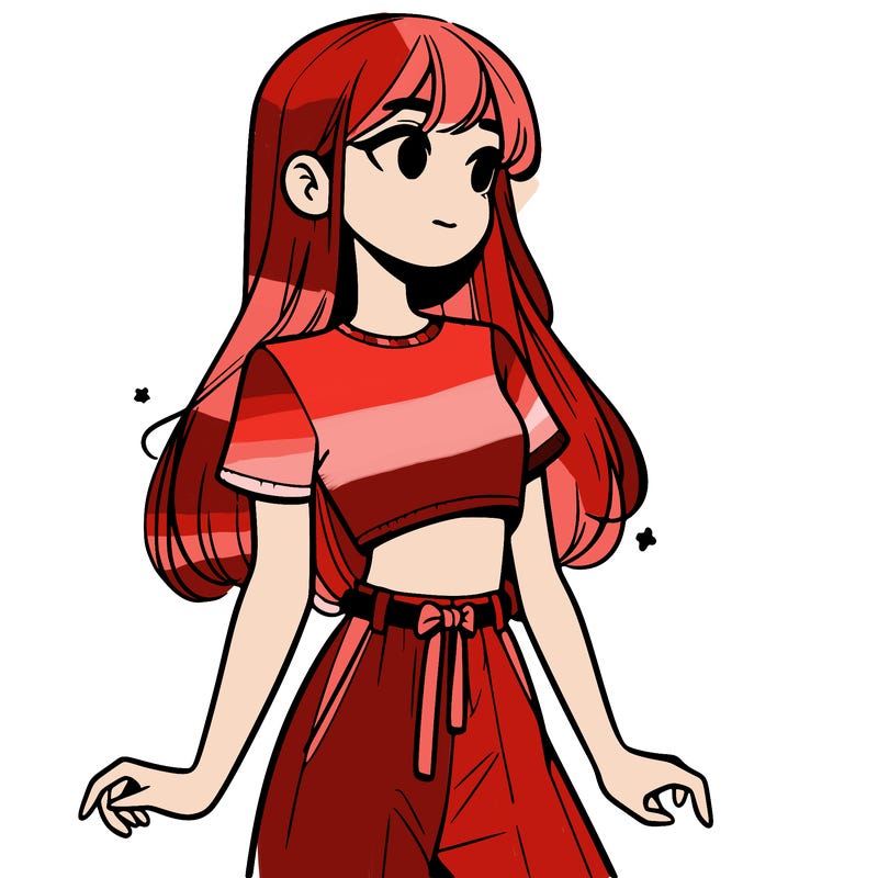 girl in a cute crop top